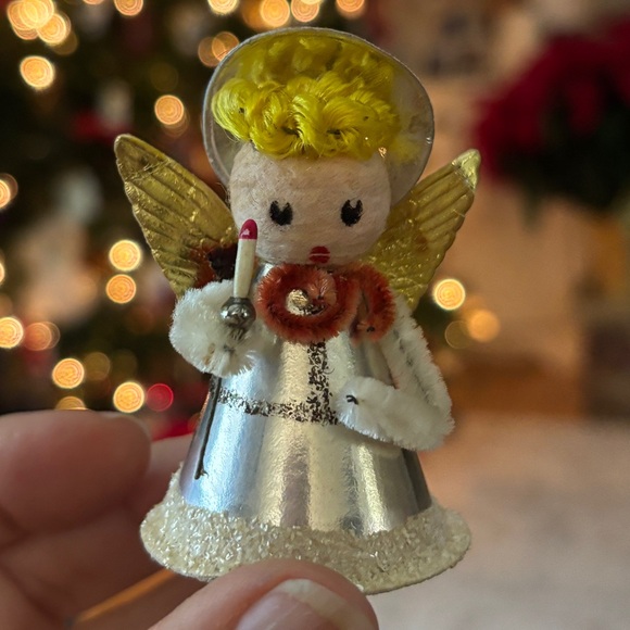 Vintage Mid Century Modern 60's Christmas Angels Ornaments Figurines - Picture 1 of 16